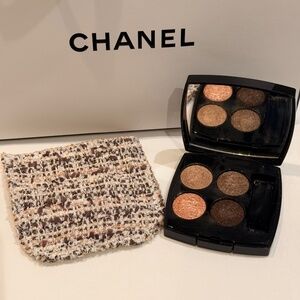 Chanel Les 4 Ombres Tweed Eyeshadow (Shade: 04) *Limited Edition w/ Tweed Pouch